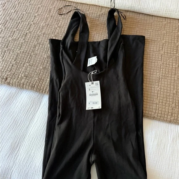 Zara Black Jumpsuit - Picture 10 of 16